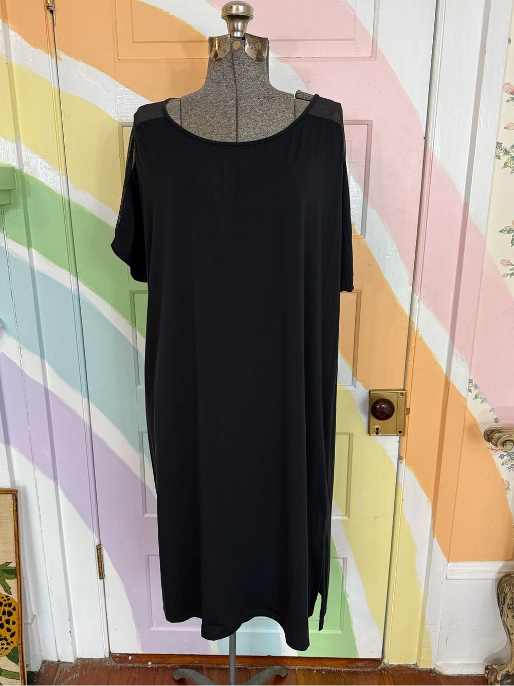 Honeylove Blisswear Sleep Lounge Dress Lightweight Mesh Sleeves Sz XL 💚🍄